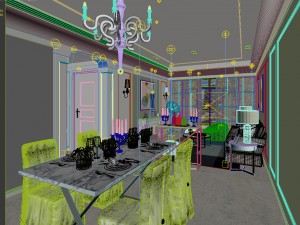 european-style living room design 53 Model 3D
