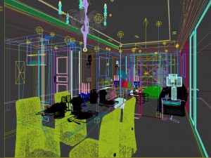 european-style living room design 53 Model 3D