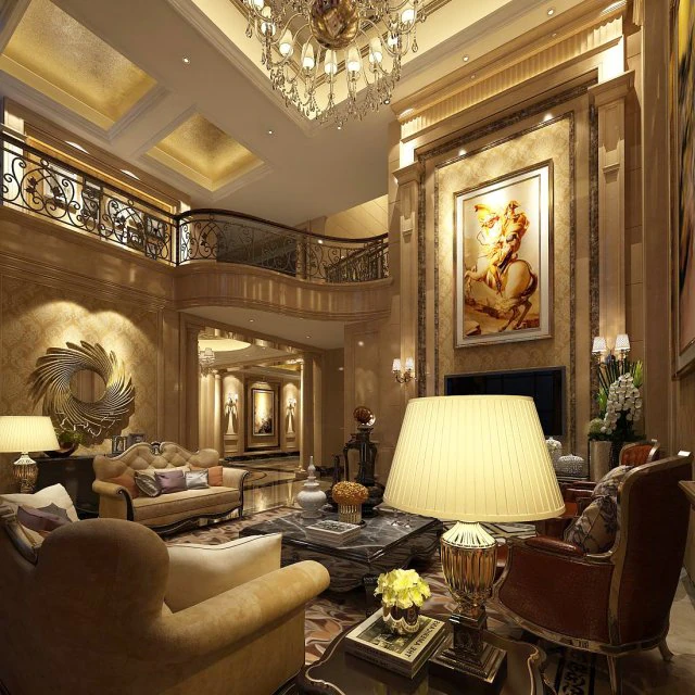 european-style living room design 55 3D Model .c4d .max .obj .3ds .fbx .stl .blend 