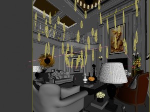 european-style living room design 55 3D 模型