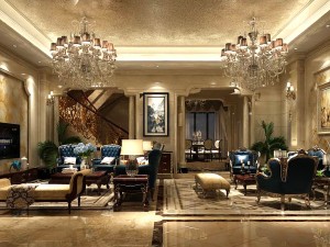 european-style living room design 56 3D Model