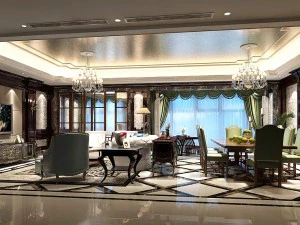 design del soggiorno in stile europeo 57 Modello 3D