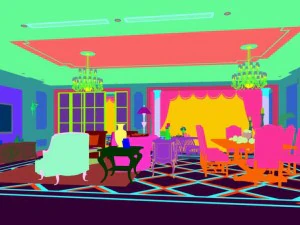 design de sala de estar em estilo europeu 57 Modelo 3D