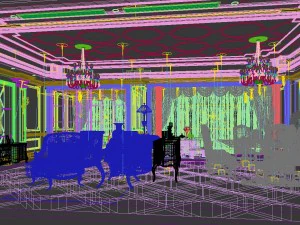 design de sala de estar em estilo europeu 57 Modelo 3D