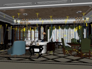 european-style living room design 57 3D Modell