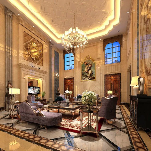 european-style living room design 58 3D Model .c4d .max .obj .3ds .fbx .stl .blend 