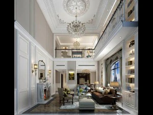 design del soggiorno in stile europeo 61 Modello 3D