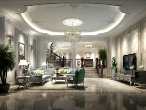 european-style living room design 62 3D Model