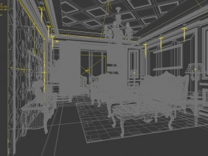 european-style living room design 66 3Dモデル