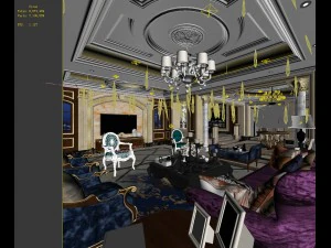 european-style living room design 67 3D Model