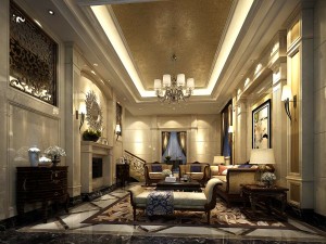 european-style living room design 68 3D Model