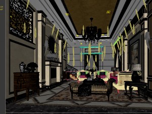 european-style living room design 68 Modèle 3D