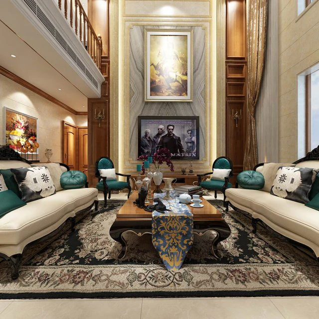 european-style living room design 69 3D Model .c4d .max .obj .3ds .fbx .stl .blend 