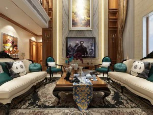 design del soggiorno in stile europeo 69 Modello 3D