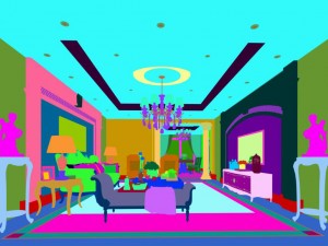 european-style living room design 70 3Dモデル