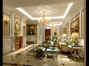 european-style living room design 71 3D Модель