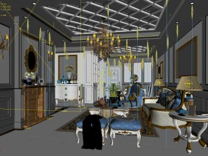 european-style living room design 71 3D Model