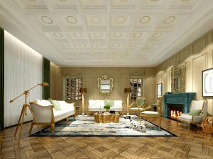 european-style living room design 72 3D Model
