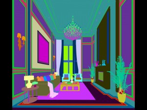european-style living room design 76 Model 3D
