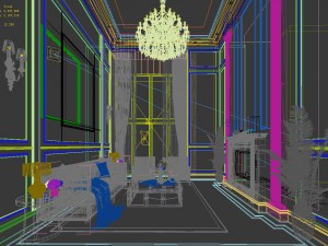 european-style living room design 76 Model 3D