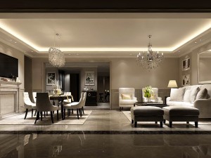 european-style living room design 78 3D Model