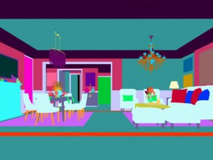 european-style living room design 78 3D Model