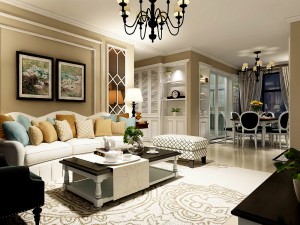 european-style living room design 79 3D Model