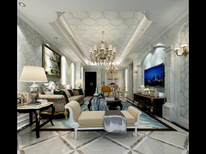 european-style living room design 80 3D Модель