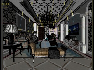 european-style living room design 80 3Dモデル