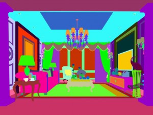 european-style living room design 81 3D Модель