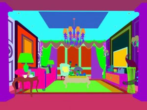 european-style living room design 81 3D Model