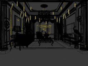 european-style living room design 81 3D Модель