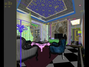 design del soggiorno in stile europeo 82 Modello 3D