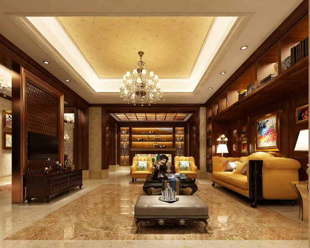 design del soggiorno in stile europeo 83 Modello 3D .c4d .max .obj .3ds .fbx .stl .blend 