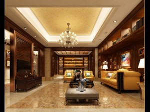 european-style living room design 83 Modello 3D