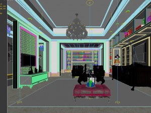 european-style living room design 83 3D Model