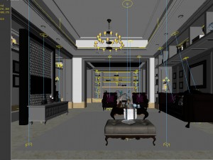 european-style living room design 83 3D Model