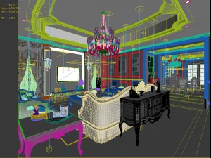 european-style living room design 85 3D Модель