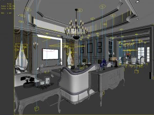 european-style living room design 85 3D Model