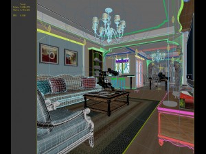 european-style living room design 86 3Dモデル