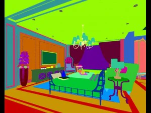 european-style living room design 87 3D Model