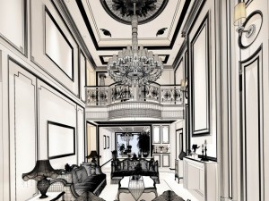 european-style living room design 88 3D 모델