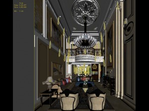 european-style living room design 88 3D 모델