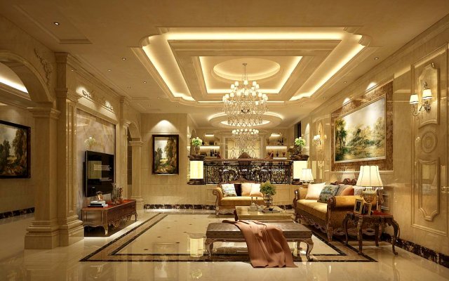 european-style living room design 89 3Dモデル .c4d .max .obj .3ds .fbx .stl .blend 