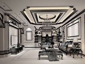 european-style living room design 89 3Dモデル