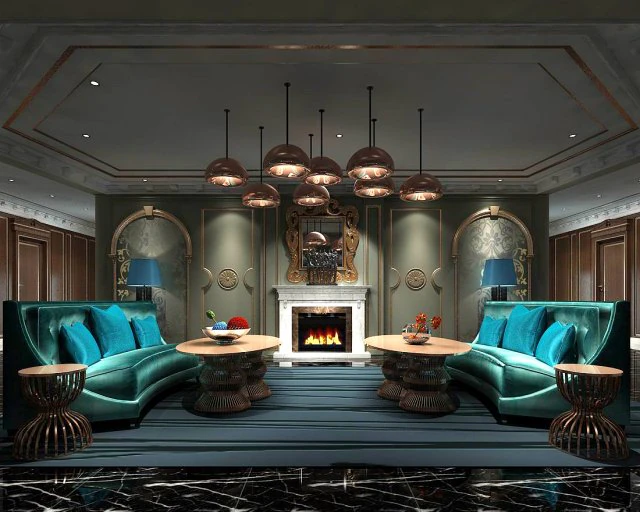 european-style living room design 91 3D Model .c4d .max .obj .3ds .fbx .stl .blend 