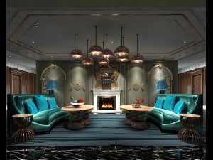 european-style living room design 91 3D Модель