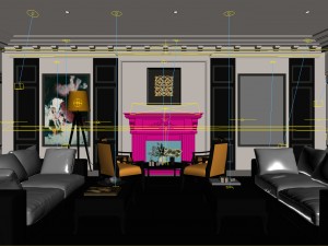 european-style living room design 93 3Dモデル