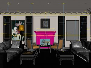 european-style living room design 93 3Dモデル