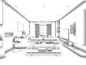 european-style living room design 94 3D 模型